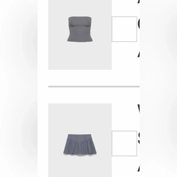 Aritzia matching skort set - Picture 2 of 5